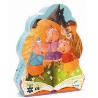 Puzzle Djeco - Cei 3 purcelusi