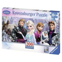 PUZZLE FROZEN PANORAMA INGHETATA, 200 PIESE