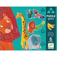 Puzzle gigant Djeco animale jungla