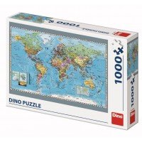 Puzzle - Harta politica a lumii (1000 piese)