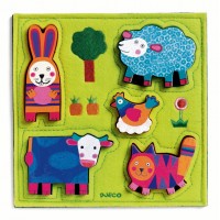 Puzzle lemn si fetru Nouki