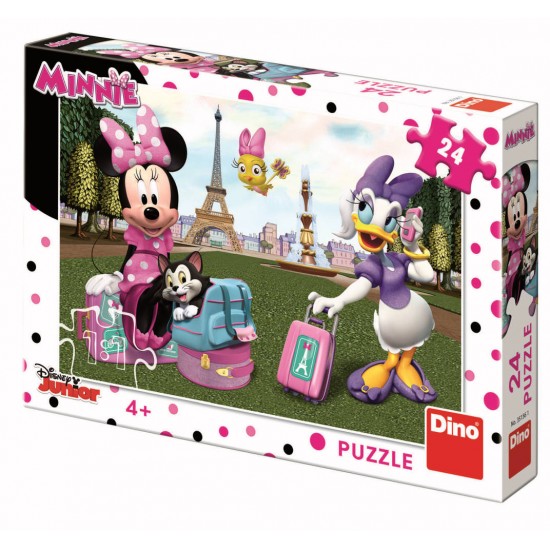 Puzzle - Minnie si Daisy (24 piese)