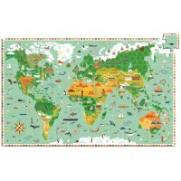Puzzle observatie Djeco In jurul lumii