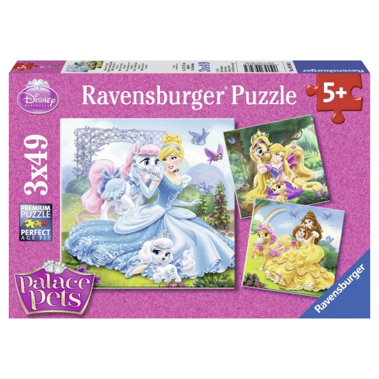PUZZLE PALACE PETS 3x49p