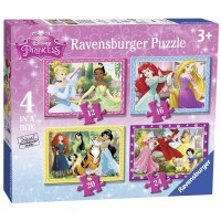 PUZZLE PRINTESELE DISNEY 12/16/20/24p