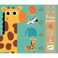 Puzzle progresiv Djeco - In jungla