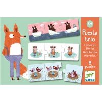 Puzzle trio Djeco cauza-efect