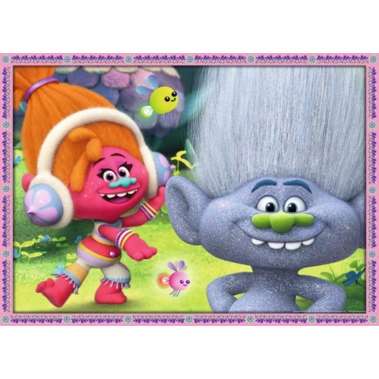 PUZZLE TROLLS, 4x100 PIESE