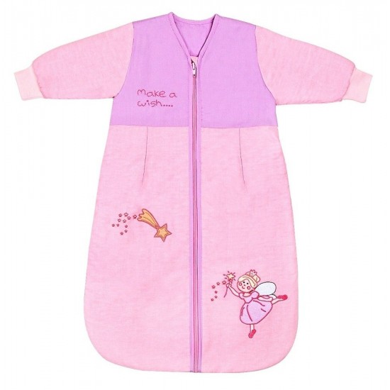 Sac de dormit cu maneca lunga Pink Fairy 6-18 luni 2.5 Tog