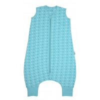 Sac de dormit cu picioruse Teal Stars 18-24 luni 3.5 Tog