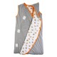 Sac de dormit multifunctional Grey Orange Zoo Animal Travel 0-6 luni 2.5 Tog