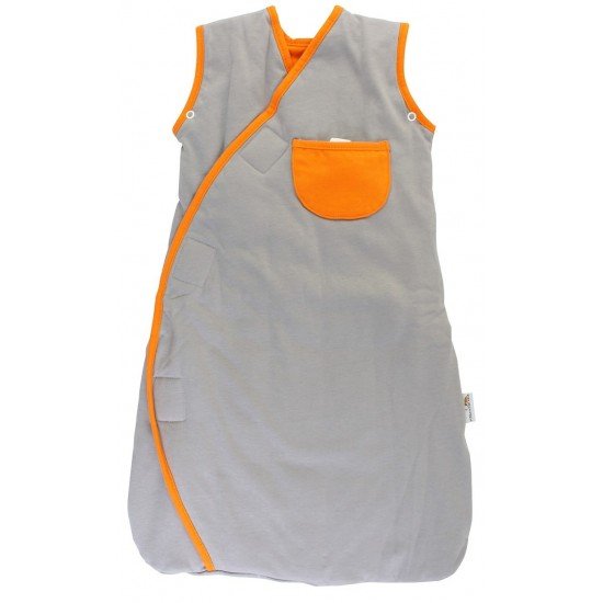 Sac de dormit multifunctional Grey Orange Zoo Animal Travel 1-3 ani 2.5 Tog