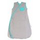 Sac de dormit multifunctional Grey Turquoise Elephant Travel 0-3 luni 2.5 Tog