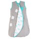 Sac de dormit multifunctional Grey Turquoise Elephant Travel 0-6 luni 2.5 Tog