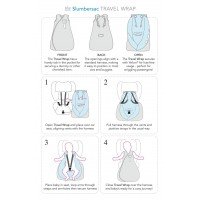 Sac de dormit multifunctional Grey Turquoise Elephant Travel 0-6 luni 2.5 Tog