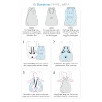 Sac de dormit multifunctional Grey Turquoise Elephant Travel 1-3 ani 2.5 Tog