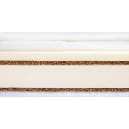 Saltea 140x70x12 cm Sensillo Memory Termo Cocos-Spuma-Cocos cu Aloe Vera