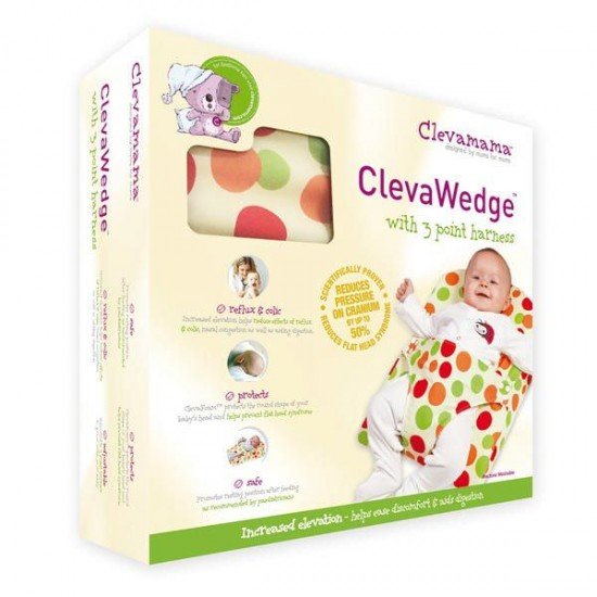 Saltea anti-alunecare cu ham pentru bebelusi Clevamama