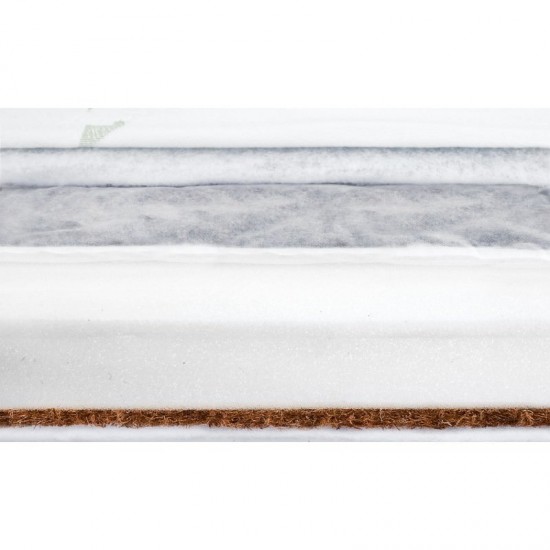 Saltea Sensillo Luxe Hrisca-Spuma-Cocos cu Aloe Vera 120x60 cm