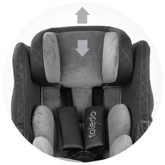 Scaun auto Chipolino Toledo 0-18 kg Frappe cu sistem Isofix si sezut rotativ