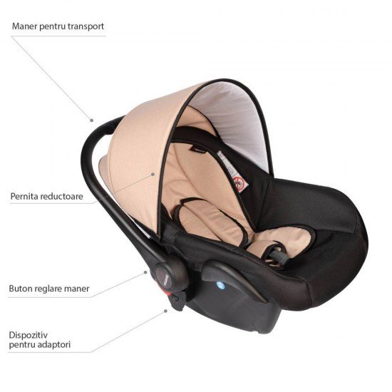 Scaun auto Crooner Prestige - Vessanti - Cream