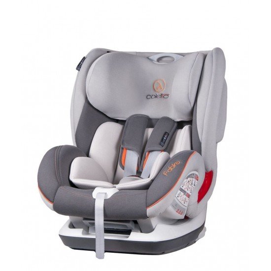 Scaun auto Fabio cu Isofix Gri Coletto - Grupa 9-36 kg