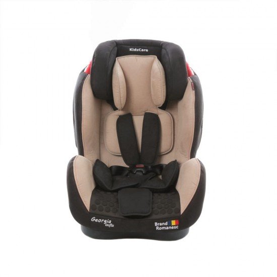 Scaun auto Georgia cu Isofix si Top Tether Bej KidsCare