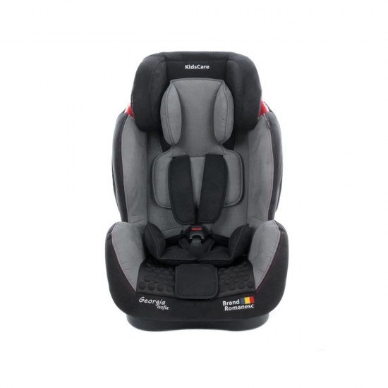 Scaun auto Georgia cu Isofix si Top Tether Gri KidsCare