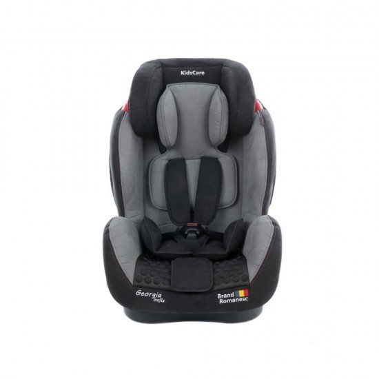 Scaun auto Georgia cu Isofix si Top Tether Gri KidsCare