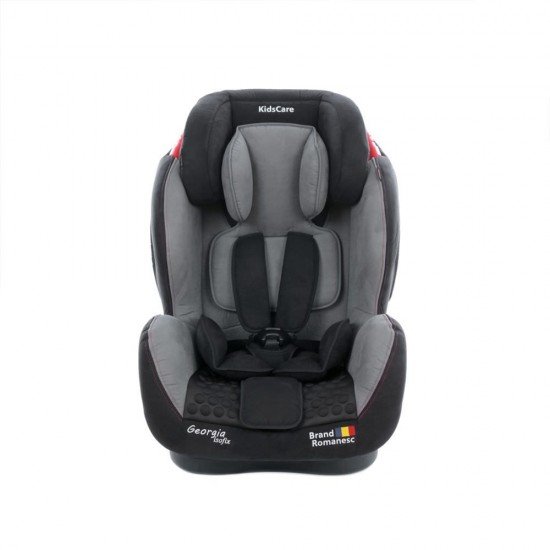 Scaun auto Georgia cu Isofix si Top Tether Gri KidsCare