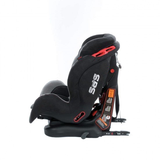 Scaun auto Georgia cu Isofix si Top Tether Gri KidsCare