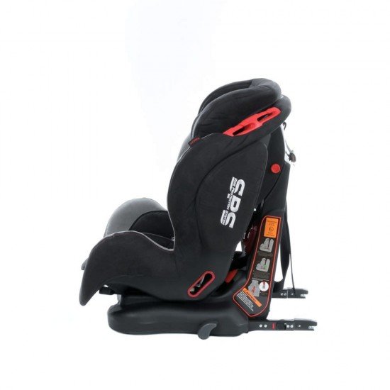 Scaun auto Georgia cu Isofix si Top Tether Gri KidsCare