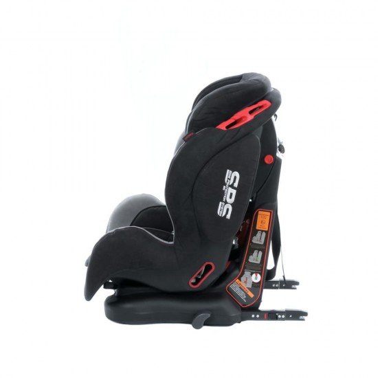 Scaun auto Georgia cu Isofix si Top Tether Gri KidsCare