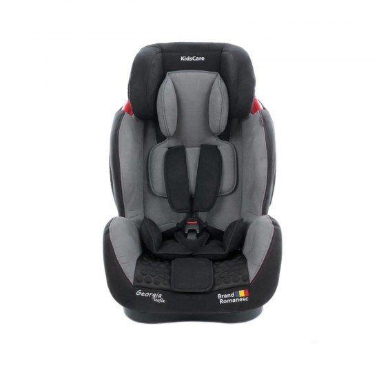 Scaun auto Georgia cu Isofix si Top Tether Gri KidsCare