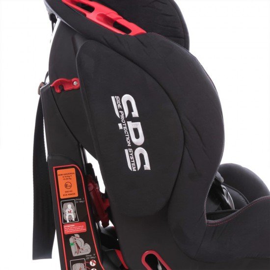 Scaun auto Georgia cu Isofix si Top Tether Negru KidsCare