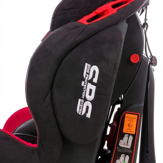 Scaun auto Georgia cu Isofix si Top Tether Rosu KidsCare