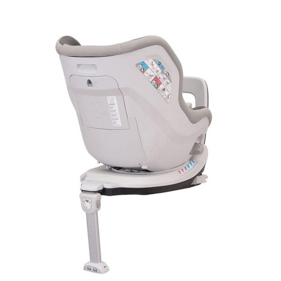Scaun auto Mokka rotativ 360 grade cu Isofix 0-18 kg Gri Coletto