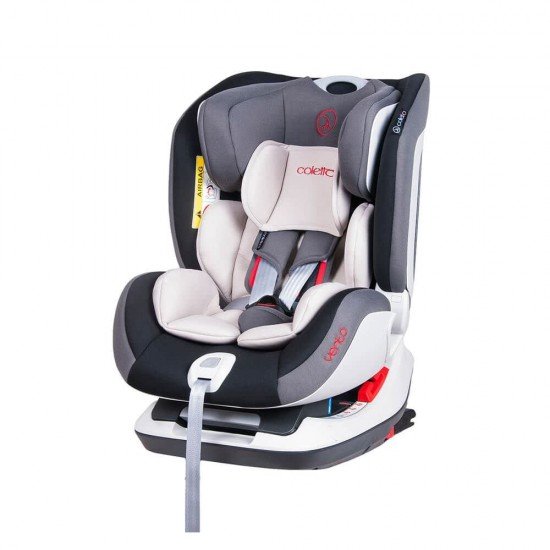 Scaun auto Vento cu Isofix si Top-Tether 0-25 kg Grey Coletto