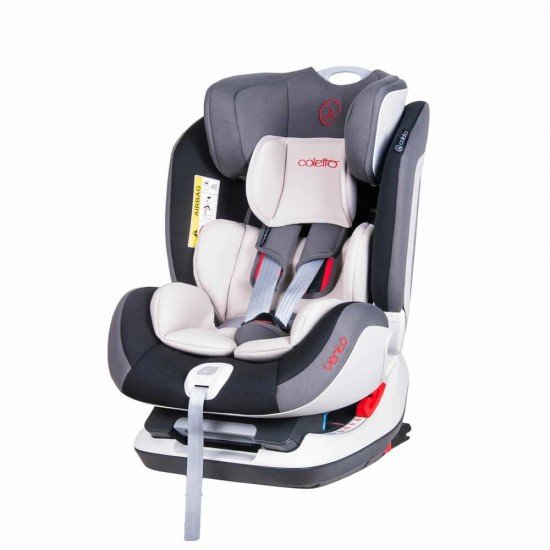 Scaun auto Vento cu Isofix si Top-Tether 0-25 kg Grey Coletto