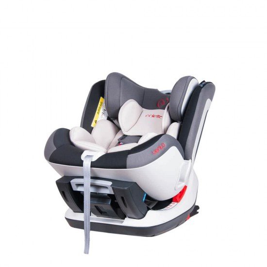 Scaun auto Vento cu Isofix si Top-Tether 0-25 kg Grey Coletto