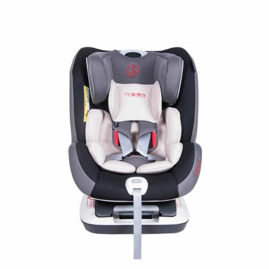 Scaun auto Vento cu Isofix si Top-Tether 0-25 kg Grey Coletto
