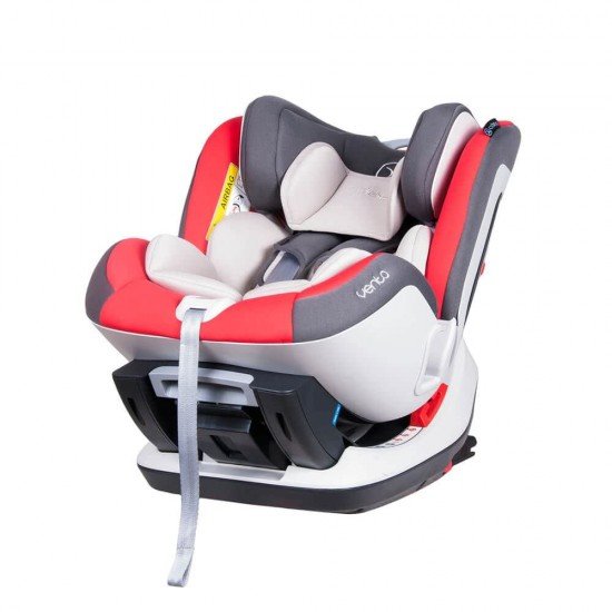 Scaun auto Vento cu Isofix si Top-Tether 0-25 kg Red Coletto
