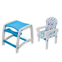 Scaun de masa Eat&Play Albastru - Juju