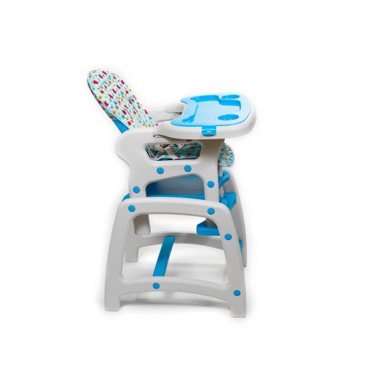 Scaun de masa Eat&Play Albastru - Juju