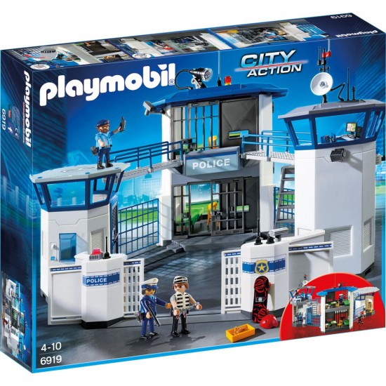 Playmobil City Action - Sediu de Politie cu Inchisoare