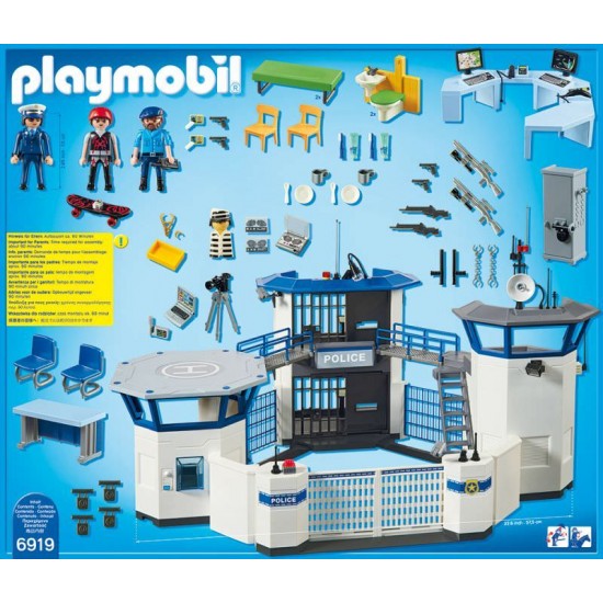 Playmobil City Action - Sediu de Politie cu Inchisoare