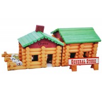 Set constructie de lemn - Casuta fermierului 170 piese