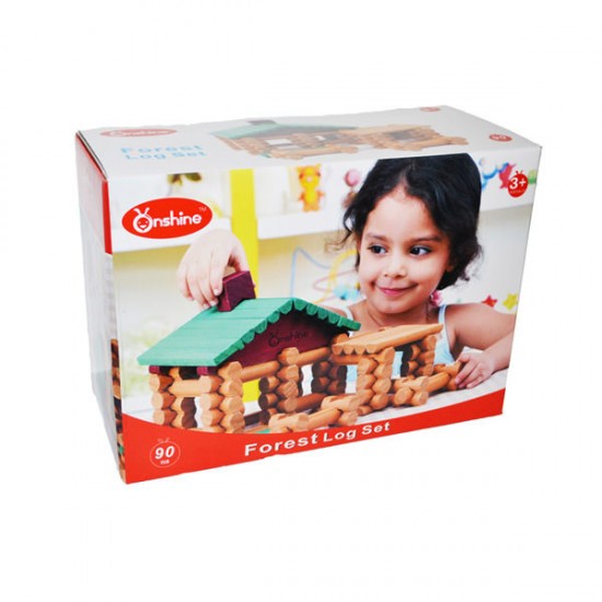 Set creativ de lemn - Casuta fermierului 90 piese