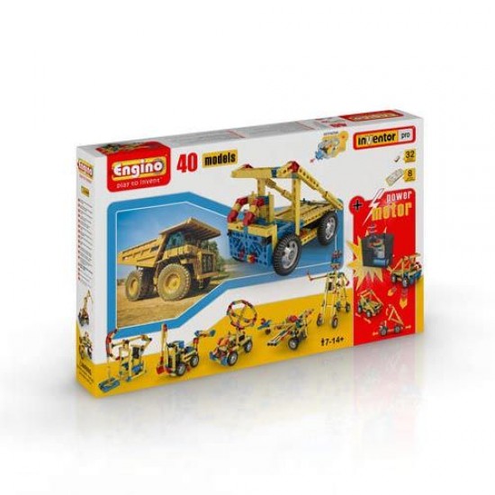Set inginerie 40 modele cu motor Engino