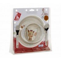 Set pentru masa Girafa Sophie Baloane in blister - Vulli